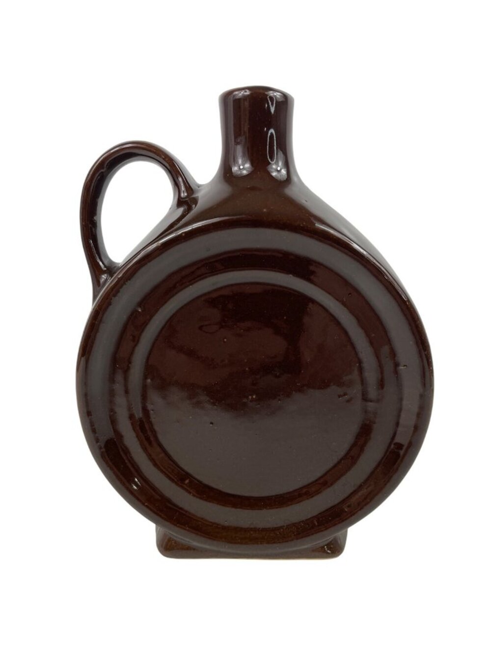 Vintage McCoy Brown Stoneware Moonshine Jug